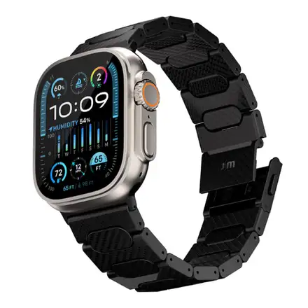 Just Mobile remienok Watch Band pre Apple Watch 44-49mm - Carbon Fiber
