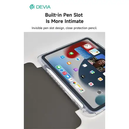 Devia puzdro Nature Series PU Leather Case pre iPad 10.2" 2019/2020/2021 - White