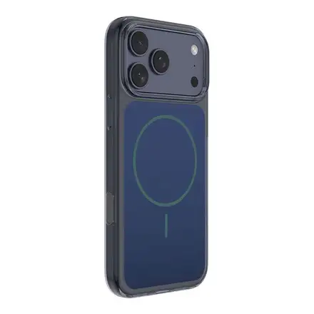 Comma kryt Crystal Shield Magnetic Case pre iPhone 17 Pro Max - Translucent Blue