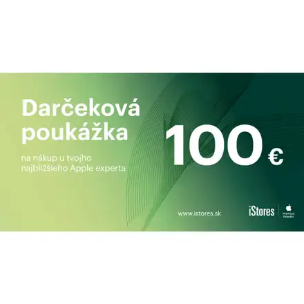 iStores Darčeková poukážka 100 €