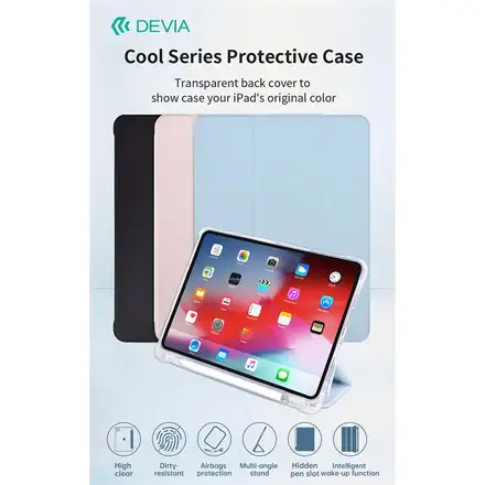 Devia puzdro Cool Series Protective Case pre iPad 10-11 Gen 2022/2025 - Pink