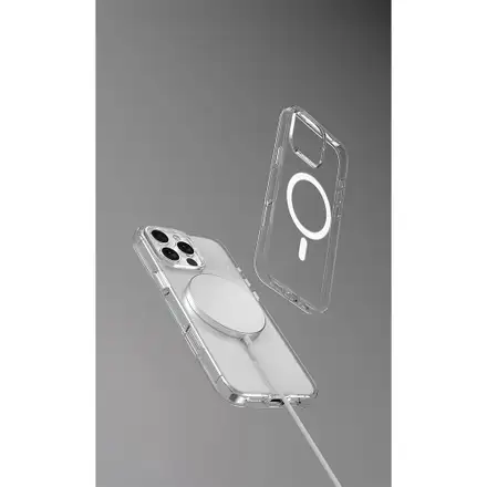 Comma kryt Elemental Series Magnetic Case pre iPhone 16 Pro Max - Clear