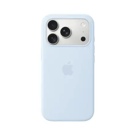 iPhone 18 Pro Silicone Case with MagSafe - Crisp Blue