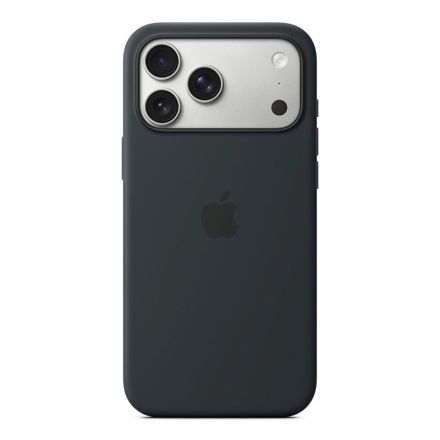 iPhone 17 Pro Max Silicone Case with MagSafe – Čierna