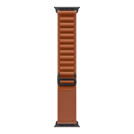 Apple Watch 49mm Terra Cotta Alpine Loop - Medium - Black Titanium Finish