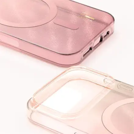 iDeal Fashion Clear Case MagSafe iPhone 17 Pro Rose Blush
