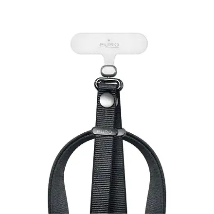 Puro Move Lace Crossbody Strap Dual Attachment System - Black