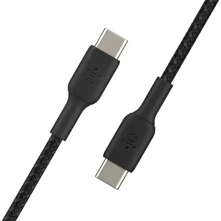 Belkin kábel Boost Charge Braided USB-C to USB-C 1m - Black