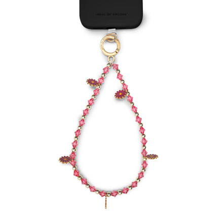 iDeal Phone Wristlet Strap Cranberry Bloom