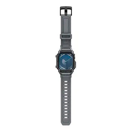 Spigen kryt Rugged Armor Pro pre Apple Watch 10 46mm - Dark Gray