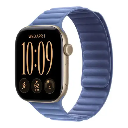 Apple Watch 46mm Wildflower Blue Magnetic Link - S/M