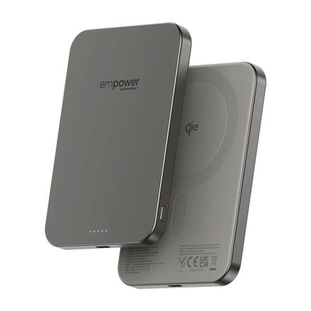 PanzerGlass EMPOWER Wireless Qi2 Powerbank 5.000 mAh - Titanium