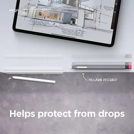 Elago kryt Classic Pencil Case pre Apple Pencil 2nd Gen & Pencil Pro - Dark Grey