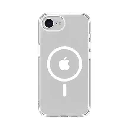 Devia kryt Pure Clear Magnetic Shockproof Case pre iPhone 16e/17e - Clear