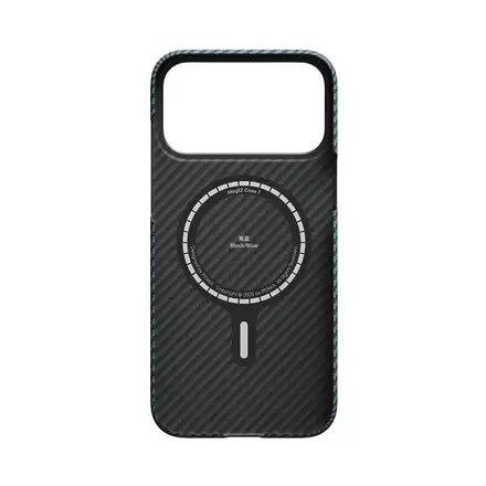 Pitaka kryt Ultra-Slim Case pre iPhone 17 Pro - Black/Blue Twill