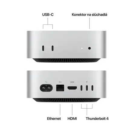 Mac mini Apple M4 10C CPU 10C GPU 24GB 512GB