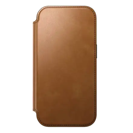 Nomad puzdro Modern Leather Folio Magsafe pre iPhone 17 Pro - English Tan