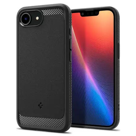 Spigen kryt Rugged Armor Magsafe pre iPhone 16e/17e - Matte Black