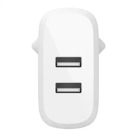 Belkin Boost Charge Dual USB-A Wall Charger 24W - White