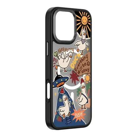 Comma kryt Cultural Series Magnetic Case pre iPhone 16 Plus - Playful Duck