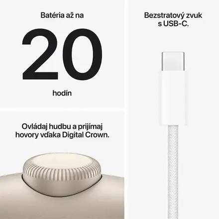 AirPods Max 2 - Hviezdne biele