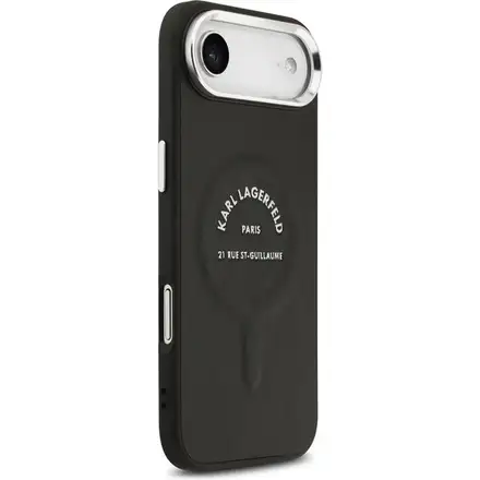 Karl Lagerfeld PU RSG Logo MagSafe kryt iPhone Air čierny
