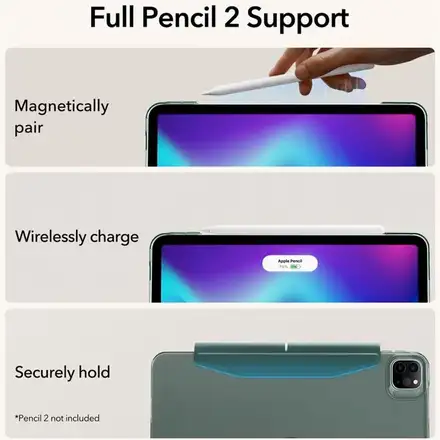 ESR puzdro Ascend Trifold Case pre iPad Pro 13" M4/M5 - Forest Green