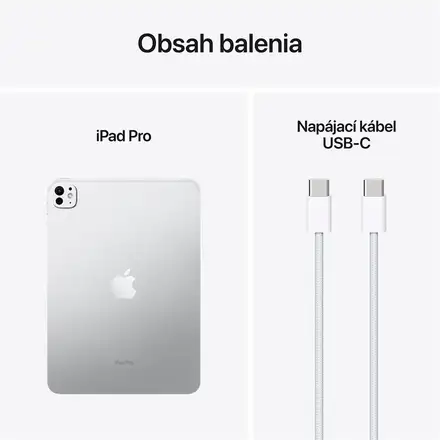iPad Pro 11" Wi-Fi 2TB sklo s nanotextúrou - Strieborný (2024)