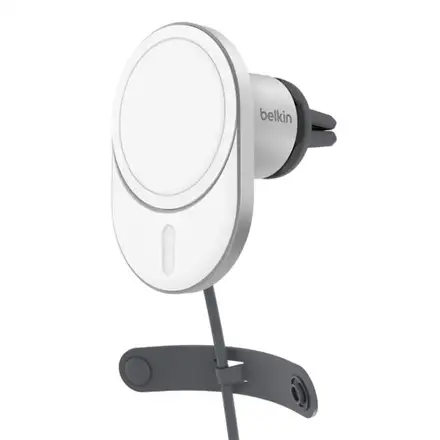 Belkin Boost Charge Pro Magnetic Wireless Car Charger with Qi2 15W - Gray