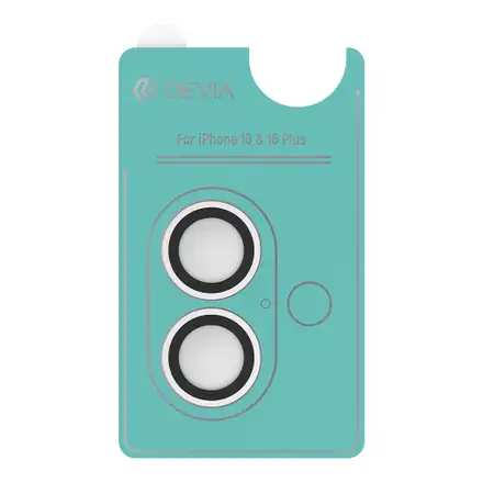 Devia Peak Series Lens Protector pre iPhone 16/16 Plus - Silver