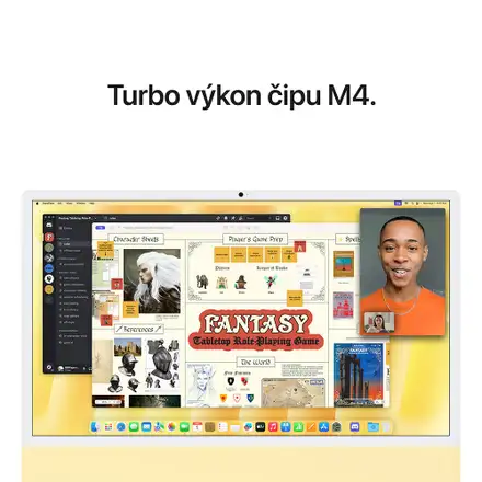 iMac 24" 4.5K Apple M4 8C CPU 8C GPU 16GB 256GB Žltý SK