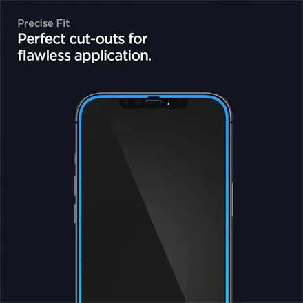 Spigen ochranné sklo GLAS.tR FC HD pre iPhone 12 Pro Max - Black Frame