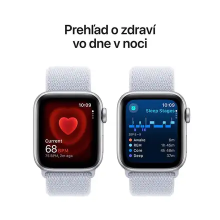 Apple Watch SE 2 GPS 44mm puzdro zo strieborného hliníka *Trieda B*