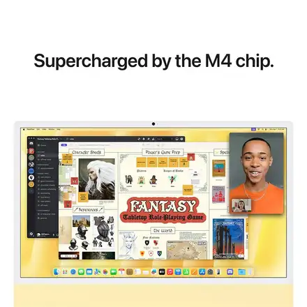 iMac 24" 4.5K Apple M4 10C CPU 10C GPU 16GB 256GB Žltý SK