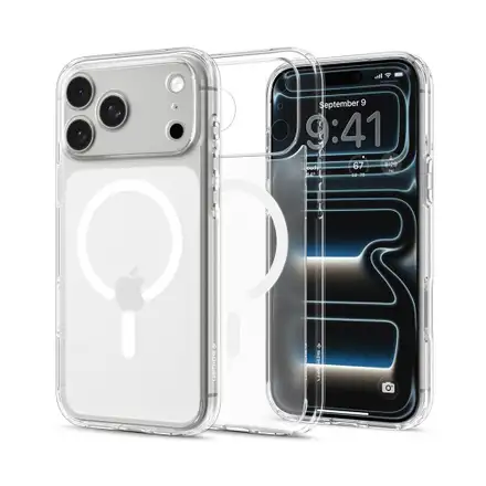 Spigen kryt Ultra Hybrid Magsafe pre iPhone 18 Pro - Frost White
