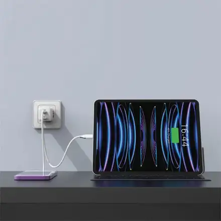 LMP USB-C GaN Dual Power Adapter 35W - White