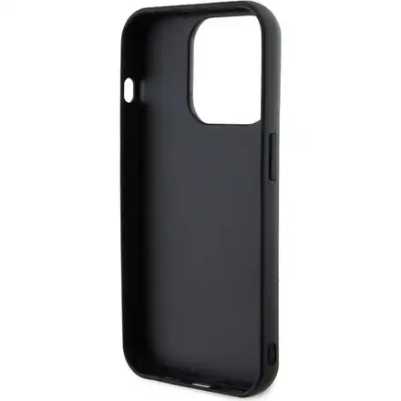 Karl Lagerfeld 3D Rubber Karl and Choupette kryt iPhone 15 Pro čierny