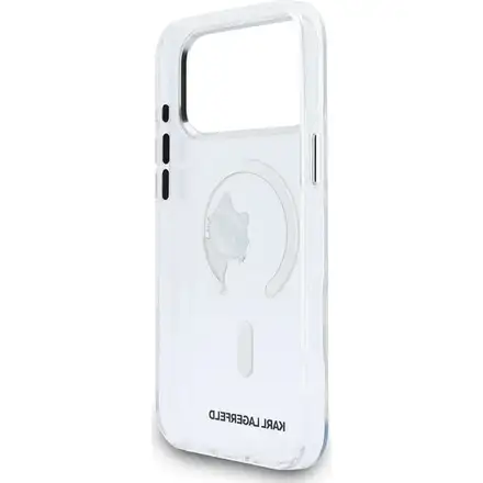 Karl Lagerfeld IML Choupette Peekaboo MagSafe MagSafe kryt iPhone 17 Pro Max priehľadná