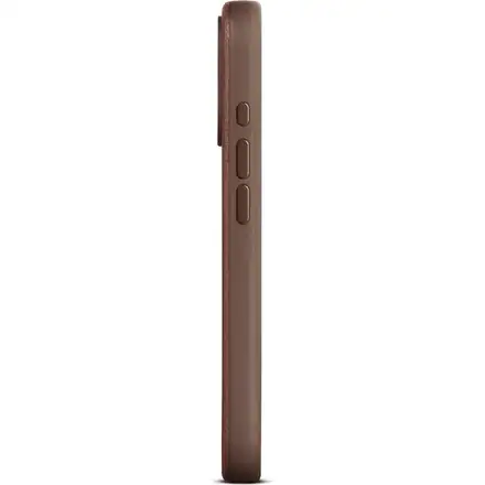 Woolnut Leather Case for iPhone 16 - Cognac