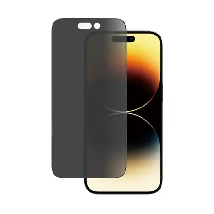 PanzerGlass ochranné sklo UWF Privacy AB s aplikátorom pre iPhone 14 Pro - Black Frame