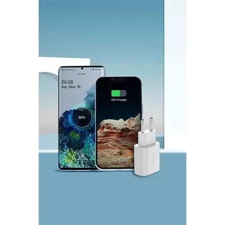 Devia sieťová nabíjačka Smart series PD Quick Charger 25W - White