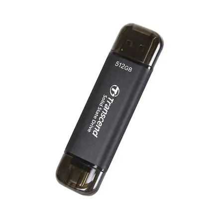 Transcend SSD 512GB ESD310C USB 3.2 Gen 2x1 - Black