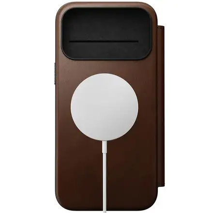 Nomad puzdro Modern Leather Folio Magsafe pre iPhone 17 Pro Max - Brown