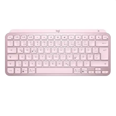 Logitech MX Keys Mini - bezdrôtová podsvietená klávesnica, US - ružová