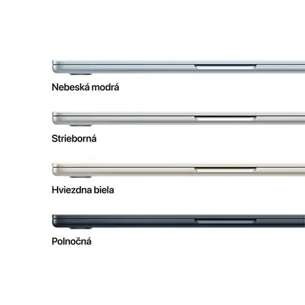 MacBook Air 13" Apple M4 10C CPU 8C GPU 16GB 256GB Polnočný SK *Rozbalený*