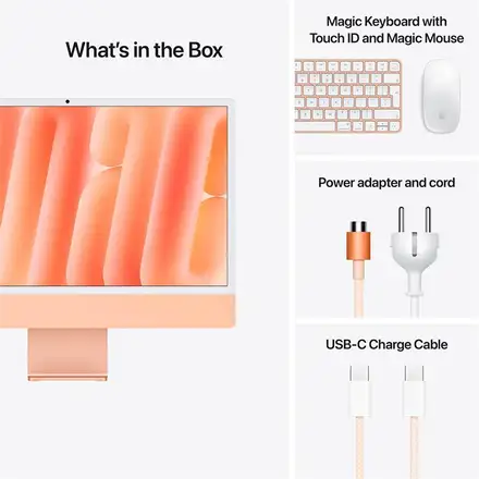iMac 24" 4.5K Apple M4 10C CPU 10C GPU 16GB 512GB Oranžový SK