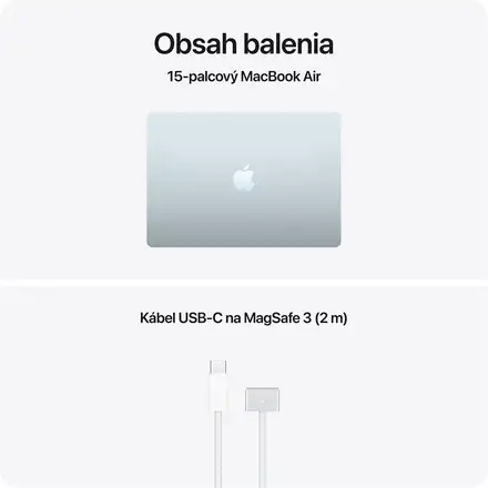 MacBook Air 15" Apple M5 10C CPU 10C GPU 16GB 512GB Nebeský modrý SK