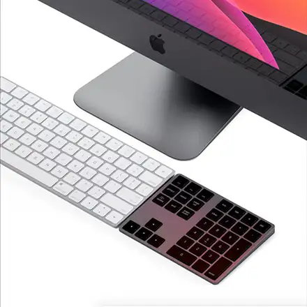Satechi numerická klávesnica Bluetooth Extended Keypad - Space Gray Aluminium