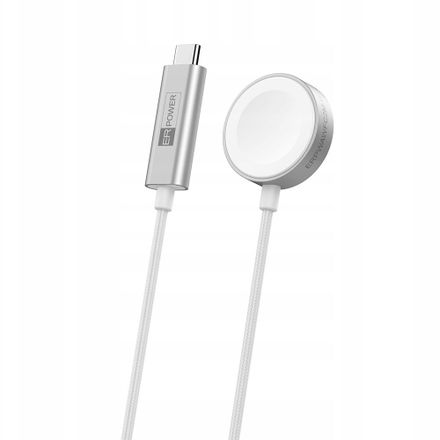 ER POWER nabíjací kábel pre Apple Watch 7.5W MFW certified 2m  - White