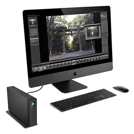 Lacie ext. HDD 10TB d2 Professional 3.5" USB-C 3.1 - Black